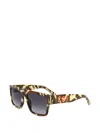 Dsquared2 Icon Camouflage Square-frame Sunglasses In Multi
