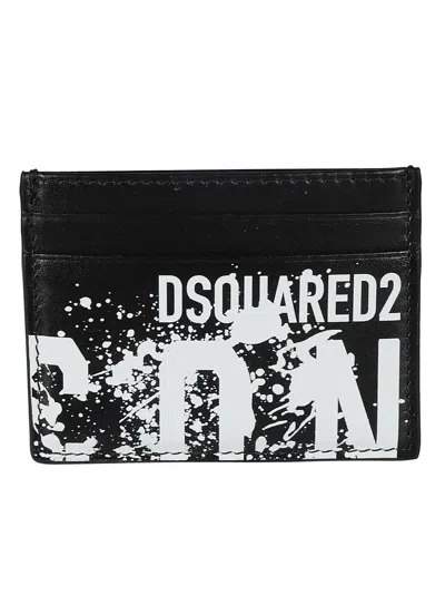 Dsquared2 Icon Card Holder In Black