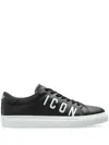 Dsquared2 Icon Casetta Sneakers In Schwarz