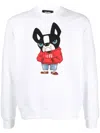 Dsquared2 Sweatshirt With Ciro Graphic Print In Weiss