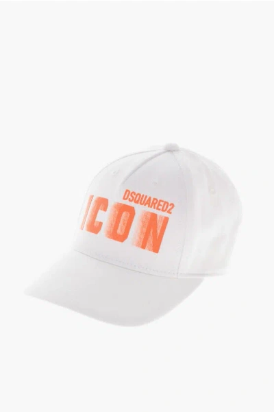 Dsquared2 Icon Cotton Cap With Monogram