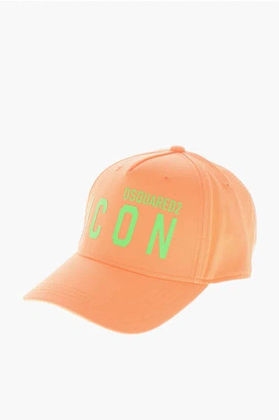 Dsquared2 Icon Cotton Cap With Monogram