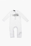 Dsquared2 Icon Cotton Romper Suit With Logo