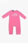 Dsquared2 Icon Cotton Romper Suit With Logo