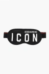 Dsquared2 Icon Cotton Sleeping Mask With Printed Logo Grösse Unica