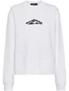 Dsquared2 Icon Cotton Sweatshirt In White