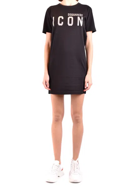 Dsquared2 Stylish Mini Dress For Women In Brown