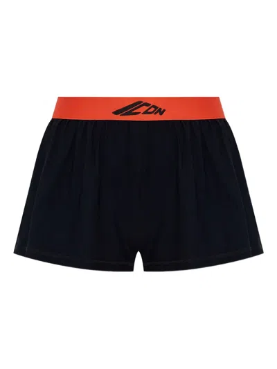 Dsquared2 Icon-embellished Shorts In Black