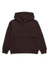 Dsquared2 Kids Icon Pocket Hoodie In Brown