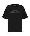 Dsquared2 Printed Cotton Jersey T-shirt In Black