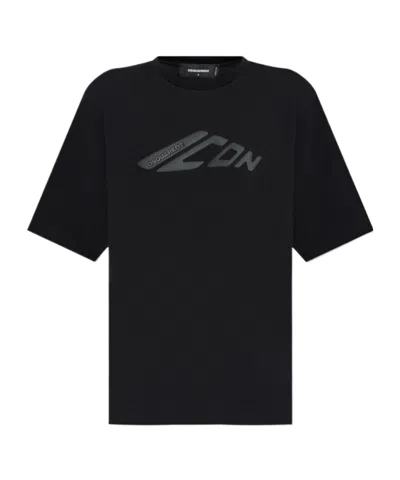 DSQUARED2 DSQUARED2 ICON PRINTED CREWNECK T-SHIRT
