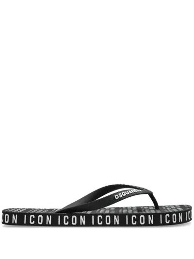 Dsquared2 Icon Flip Flop In Multi