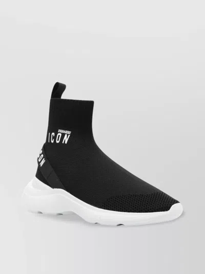 DSQUARED2 ICON FLY HIGH-TOP SNEAKERS