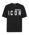 Dsquared2 Icon Forever Easy T-shirt In Black