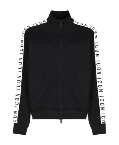 DSQUARED2 DSQUARED2 LOGO TAPE ZIP-UP JACKET