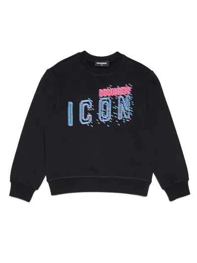 DSQUARED2 ICON GRAPHIC-PRINT SWEATSHIRT