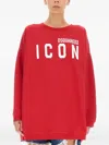 Dsquared2 Icon-graphic Sweatshirt In Red