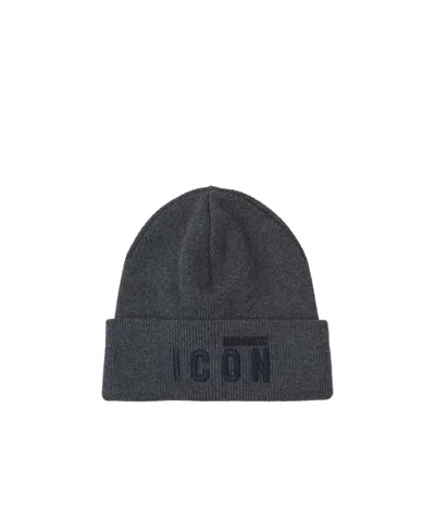 DSQUARED2 DSQUARED2 LOGO EMBROIDERED BEANIE
