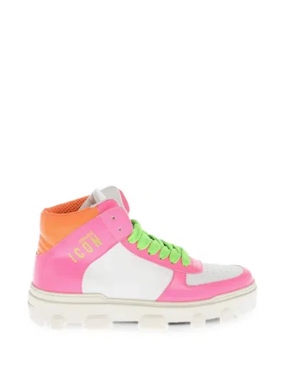 Dsquared2 Icon High-top Sneakers In Multi