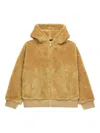 Dsquared2 Teddy Jacket With Icon New Generation Logo In Brown