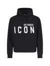 Dsquared2 Icon Logo Black Sweatshirt With Classic Hood