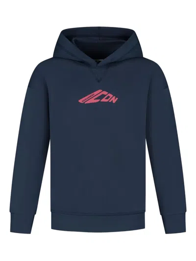 Dsquared2 Kids' Icon Hoodie In Blue