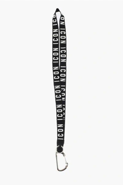 Dsquared2 Icon Keyring With Logoed Band