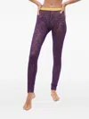 Dsquared2 Purple Lace Solid Activewear In Purple