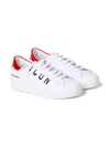 Dsquared2 Icon Leather Trainers In White