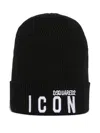 Dsquared2 Icon-logo Beanie In Black