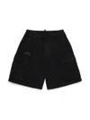 Dsquared2 Shorts Cargo In Cotone Ripstop In Black