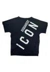 Dsquared2 Icon Logo Dress In Nero