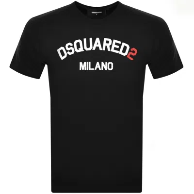 Dsquared2 Icon Logo Loose Fit T Shirt Black