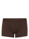 Dsquared2 Icon Logo-patch Boxers In Brown