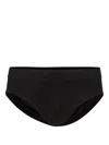 Dsquared2 Icon Logo-patch Briefs In Black