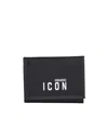 Dsquared2 Be Icon Wallet In Black