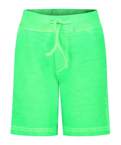 Dsquared2 Icon Logo-print Shorts In Green