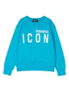 Dsquared2 Icon Logo-print Sweatshirt In Blue