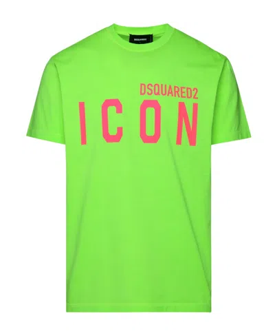 DSQUARED2 DSQUARED2 LOGO ICON PRINTED CREWNECK T-SHIRT