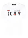 Dsquared2 Dsquared Women Icon Game Lover T-shirt In Weiss