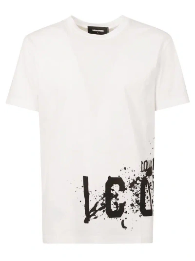 Dsquared2 Icon Logo-print T-shirt In White