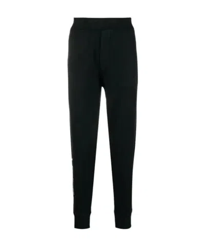 Dsquared2 Icon Logo Print Track Pants In Black