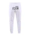 Dsquared2 Icon Logo Print Jogging Pants In White