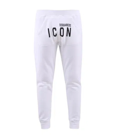 Dsquared2 Icon Logo-print Track Pants In White