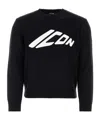 Dsquared2 Icon Logo-print Virgin Wool Jumper In Black