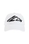 Dsquared2 Logo Applique Baseball Cap In White
