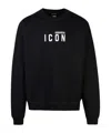 Dsquared2 Dsquared Icon Mini Logo Crewneck Sweatshirt In Black