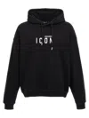 DSQUARED2 DSQUARED2 ICON LOGO PRINTED DRAWSTRING HOODIE