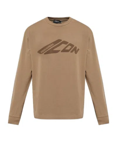 Dsquared2 Icon Sweatshirt In Brown