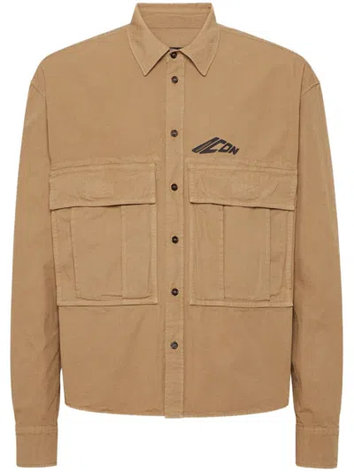 Dsquared2 Icon-logo Shirt In Nude